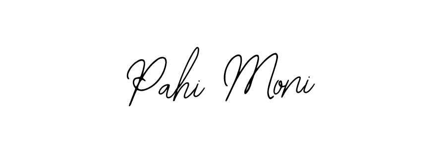 See photos of Pahi Moni official signature by Spectra . Check more albums & portfolios. Read reviews & check more about Bearetta-2O07w font. Pahi Moni signature style 12 images and pictures png