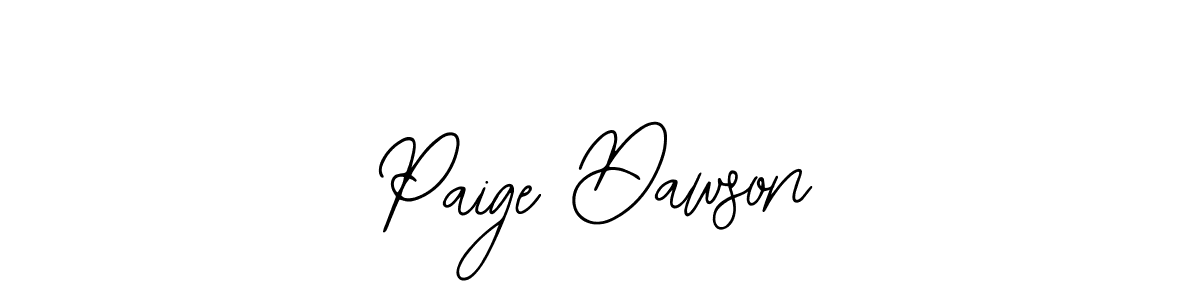 How to make Paige Dawson name signature. Use Bearetta-2O07w style for creating short signs online. This is the latest handwritten sign. Paige Dawson signature style 12 images and pictures png