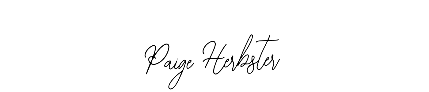 The best way (Bearetta-2O07w) to make a short signature is to pick only two or three words in your name. The name Paige Herbster include a total of six letters. For converting this name. Paige Herbster signature style 12 images and pictures png