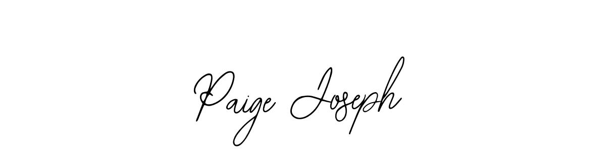 Paige Joseph stylish signature style. Best Handwritten Sign (Bearetta-2O07w) for my name. Handwritten Signature Collection Ideas for my name Paige Joseph. Paige Joseph signature style 12 images and pictures png