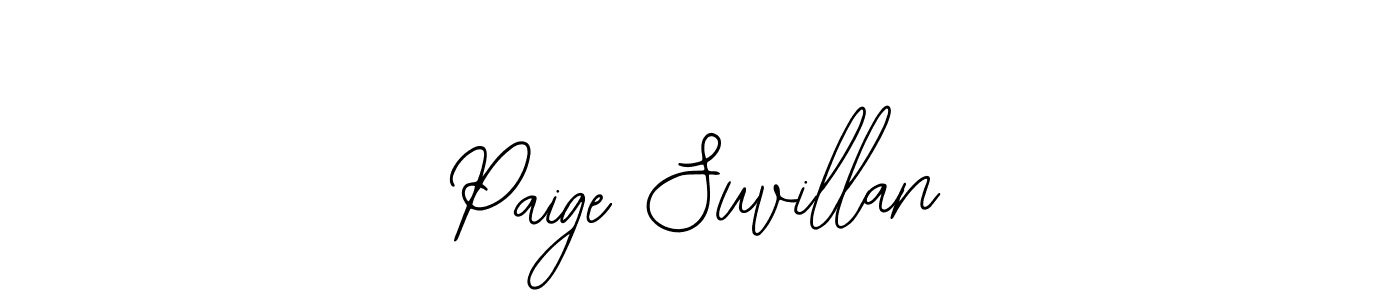 Use a signature maker to create a handwritten signature online. With this signature software, you can design (Bearetta-2O07w) your own signature for name Paige Suvillan. Paige Suvillan signature style 12 images and pictures png