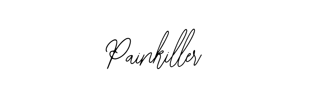 Use a signature maker to create a handwritten signature online. With this signature software, you can design (Bearetta-2O07w) your own signature for name Painkiller. Painkiller signature style 12 images and pictures png