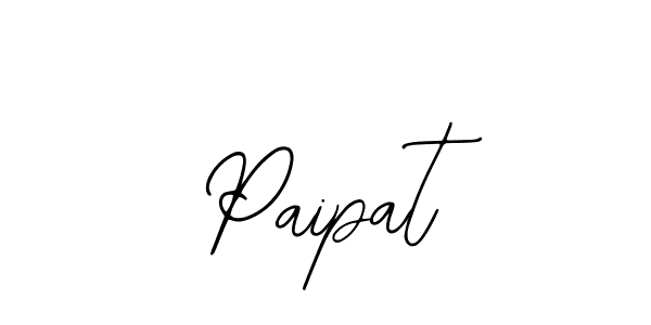 Design your own signature with our free online signature maker. With this signature software, you can create a handwritten (Bearetta-2O07w) signature for name Paipat. Paipat signature style 12 images and pictures png