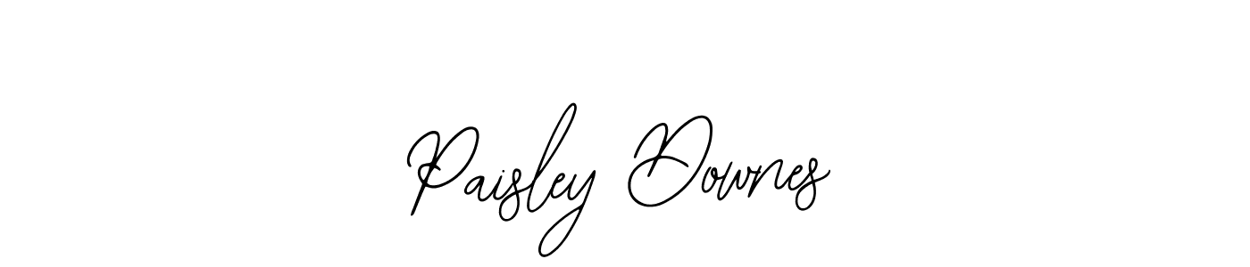 You should practise on your own different ways (Bearetta-2O07w) to write your name (Paisley Downes) in signature. don't let someone else do it for you. Paisley Downes signature style 12 images and pictures png