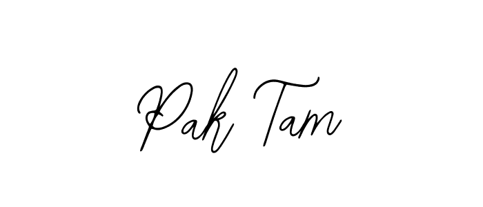 if you are searching for the best signature style for your name Pak Tam. so please give up your signature search. here we have designed multiple signature styles  using Bearetta-2O07w. Pak Tam signature style 12 images and pictures png