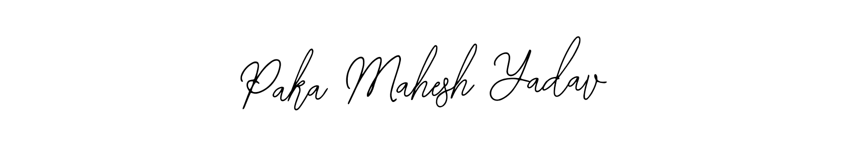 Paka Mahesh Yadav stylish signature style. Best Handwritten Sign (Bearetta-2O07w) for my name. Handwritten Signature Collection Ideas for my name Paka Mahesh Yadav. Paka Mahesh Yadav signature style 12 images and pictures png