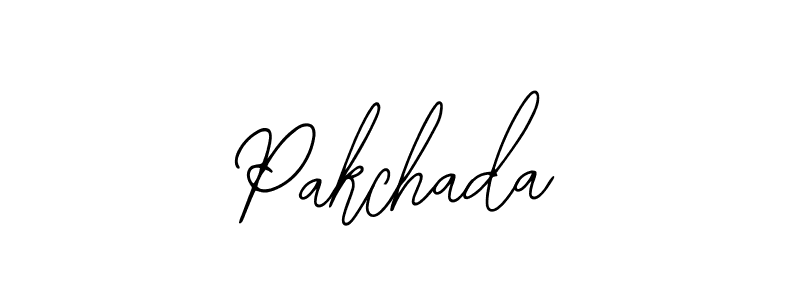 if you are searching for the best signature style for your name Pakchada. so please give up your signature search. here we have designed multiple signature styles  using Bearetta-2O07w. Pakchada signature style 12 images and pictures png