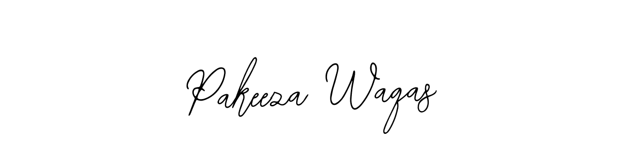 Design your own signature with our free online signature maker. With this signature software, you can create a handwritten (Bearetta-2O07w) signature for name Pakeeza Waqas. Pakeeza Waqas signature style 12 images and pictures png