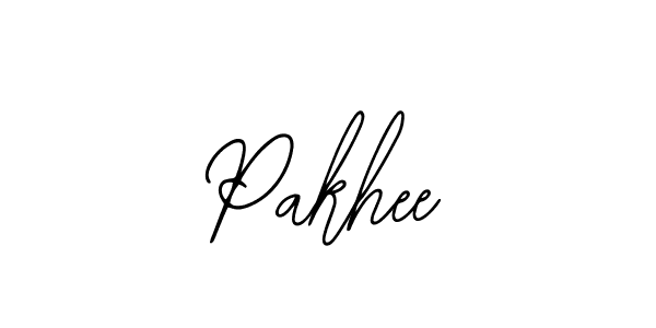 Use a signature maker to create a handwritten signature online. With this signature software, you can design (Bearetta-2O07w) your own signature for name Pakhee. Pakhee signature style 12 images and pictures png