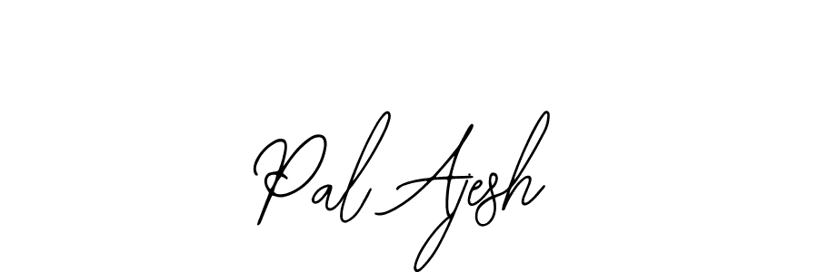 You should practise on your own different ways (Bearetta-2O07w) to write your name (Pal Ajesh) in signature. don't let someone else do it for you. Pal Ajesh signature style 12 images and pictures png