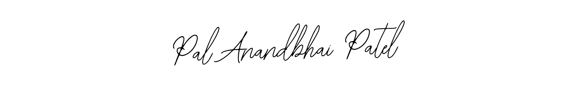 Make a beautiful signature design for name Pal Anandbhai Patel. With this signature (Bearetta-2O07w) style, you can create a handwritten signature for free. Pal Anandbhai Patel signature style 12 images and pictures png