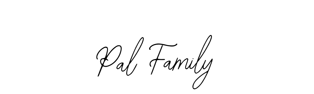 Use a signature maker to create a handwritten signature online. With this signature software, you can design (Bearetta-2O07w) your own signature for name Pal Family. Pal Family signature style 12 images and pictures png