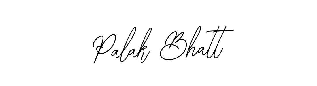 Design your own signature with our free online signature maker. With this signature software, you can create a handwritten (Bearetta-2O07w) signature for name Palak Bhatt. Palak Bhatt signature style 12 images and pictures png