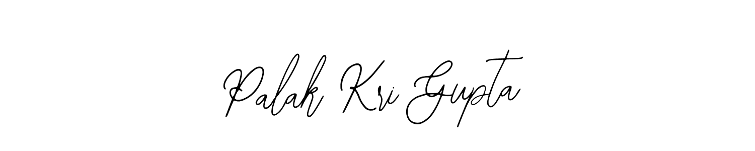 The best way (Bearetta-2O07w) to make a short signature is to pick only two or three words in your name. The name Palak Kri Gupta include a total of six letters. For converting this name. Palak Kri Gupta signature style 12 images and pictures png