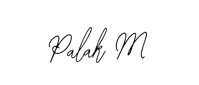 Palak M stylish signature style. Best Handwritten Sign (Bearetta-2O07w) for my name. Handwritten Signature Collection Ideas for my name Palak M. Palak M signature style 12 images and pictures png