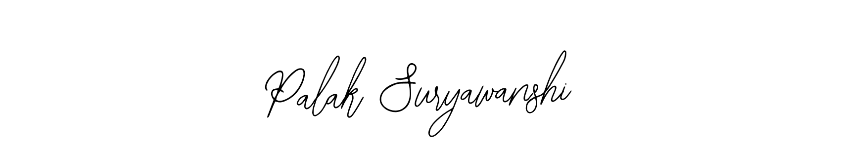Also we have Palak Suryawanshi name is the best signature style. Create professional handwritten signature collection using Bearetta-2O07w autograph style. Palak Suryawanshi signature style 12 images and pictures png