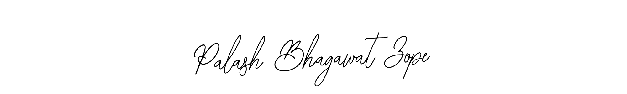 Design your own signature with our free online signature maker. With this signature software, you can create a handwritten (Bearetta-2O07w) signature for name Palash Bhagawat Zope. Palash Bhagawat Zope signature style 12 images and pictures png