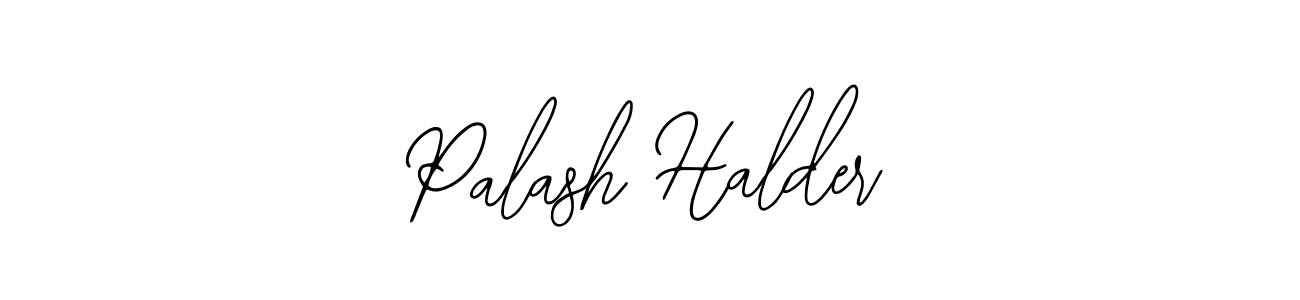 Palash Halder stylish signature style. Best Handwritten Sign (Bearetta-2O07w) for my name. Handwritten Signature Collection Ideas for my name Palash Halder. Palash Halder signature style 12 images and pictures png