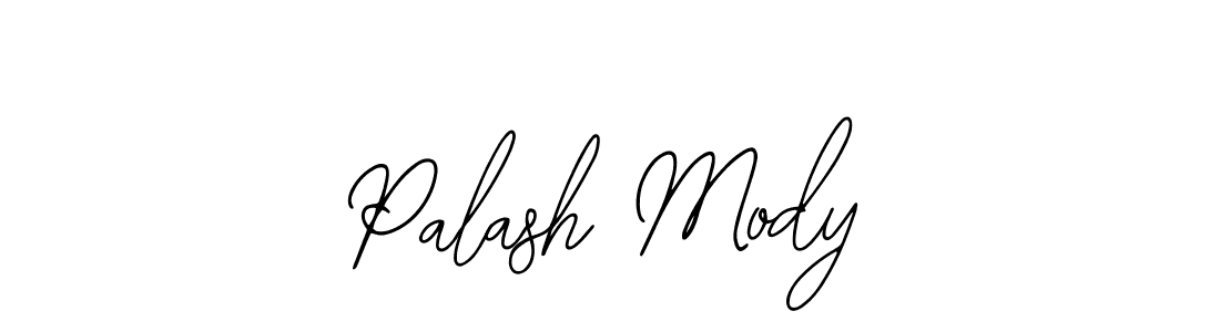 How to make Palash Mody name signature. Use Bearetta-2O07w style for creating short signs online. This is the latest handwritten sign. Palash Mody signature style 12 images and pictures png