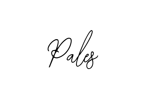 Design your own signature with our free online signature maker. With this signature software, you can create a handwritten (Bearetta-2O07w) signature for name Pales. Pales signature style 12 images and pictures png