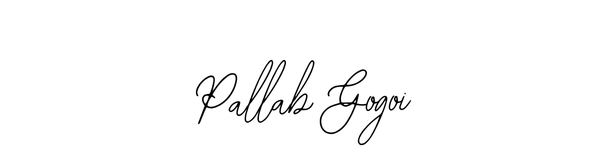 Pallab Gogoi stylish signature style. Best Handwritten Sign (Bearetta-2O07w) for my name. Handwritten Signature Collection Ideas for my name Pallab Gogoi. Pallab Gogoi signature style 12 images and pictures png