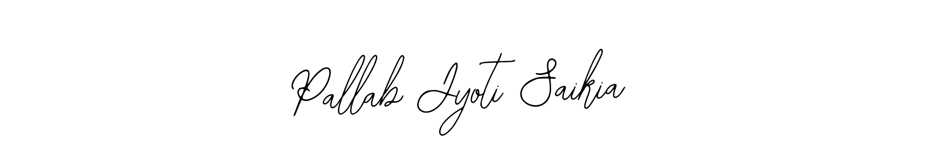 You should practise on your own different ways (Bearetta-2O07w) to write your name (Pallab Jyoti Saikia) in signature. don't let someone else do it for you. Pallab Jyoti Saikia signature style 12 images and pictures png