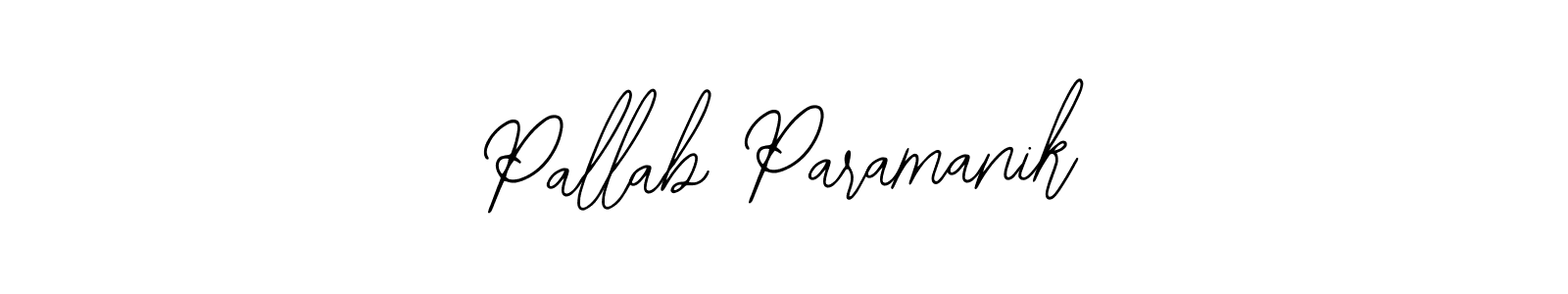 How to make Pallab Paramanik signature? Bearetta-2O07w is a professional autograph style. Create handwritten signature for Pallab Paramanik name. Pallab Paramanik signature style 12 images and pictures png