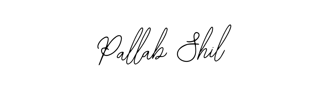 You should practise on your own different ways (Bearetta-2O07w) to write your name (Pallab Shil) in signature. don't let someone else do it for you. Pallab Shil signature style 12 images and pictures png