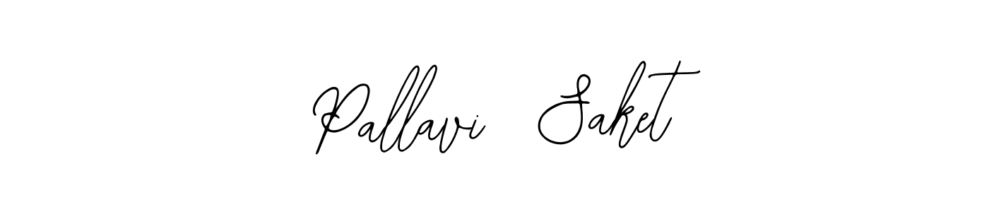 Pallavi  Saket stylish signature style. Best Handwritten Sign (Bearetta-2O07w) for my name. Handwritten Signature Collection Ideas for my name Pallavi  Saket. Pallavi  Saket signature style 12 images and pictures png