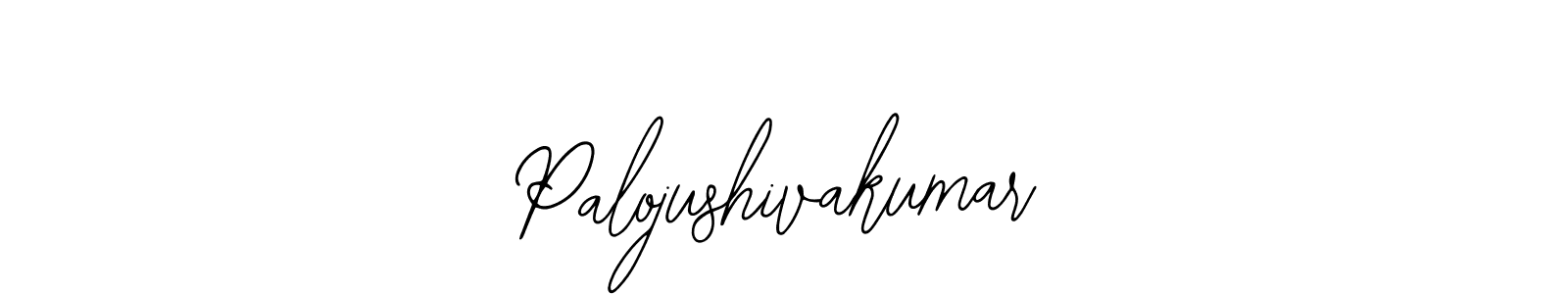 How to make Palojushivakumar name signature. Use Bearetta-2O07w style for creating short signs online. This is the latest handwritten sign. Palojushivakumar signature style 12 images and pictures png