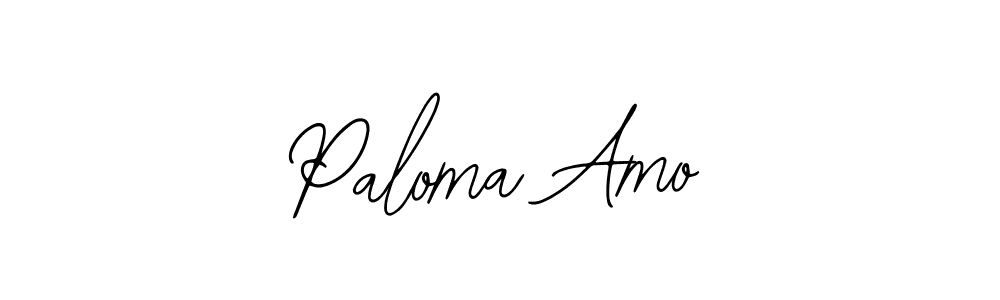 Similarly Bearetta-2O07w is the best handwritten signature design. Signature creator online .You can use it as an online autograph creator for name Paloma Amo. Paloma Amo signature style 12 images and pictures png