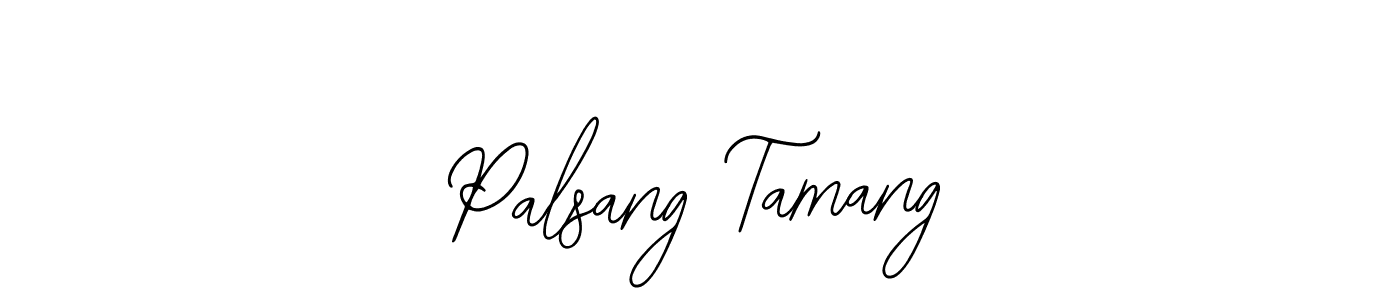 How to make Palsang Tamang name signature. Use Bearetta-2O07w style for creating short signs online. This is the latest handwritten sign. Palsang Tamang signature style 12 images and pictures png