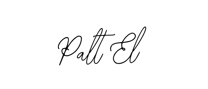 How to make Palt El signature? Bearetta-2O07w is a professional autograph style. Create handwritten signature for Palt El name. Palt El signature style 12 images and pictures png