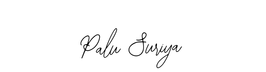 Design your own signature with our free online signature maker. With this signature software, you can create a handwritten (Bearetta-2O07w) signature for name Palu Suriya. Palu Suriya signature style 12 images and pictures png