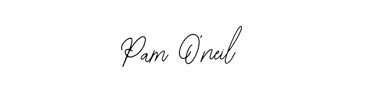 if you are searching for the best signature style for your name Pam O’neil. so please give up your signature search. here we have designed multiple signature styles  using Bearetta-2O07w. Pam O’neil signature style 12 images and pictures png