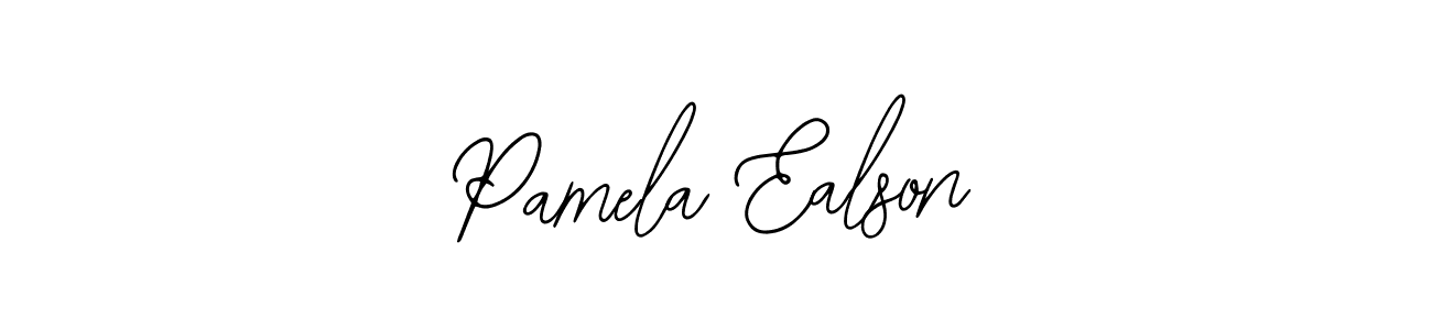 This is the best signature style for the Pamela Ealson name. Also you like these signature font (Bearetta-2O07w). Mix name signature. Pamela Ealson signature style 12 images and pictures png