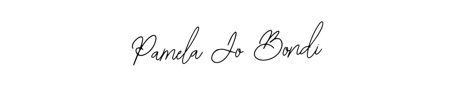 Also You can easily find your signature by using the search form. We will create Pamela Jo Bondi name handwritten signature images for you free of cost using Bearetta-2O07w sign style. Pamela Jo Bondi signature style 12 images and pictures png
