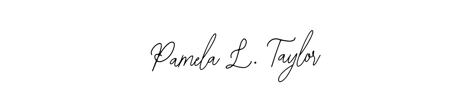 Use a signature maker to create a handwritten signature online. With this signature software, you can design (Bearetta-2O07w) your own signature for name Pamela L. Taylor. Pamela L. Taylor signature style 12 images and pictures png