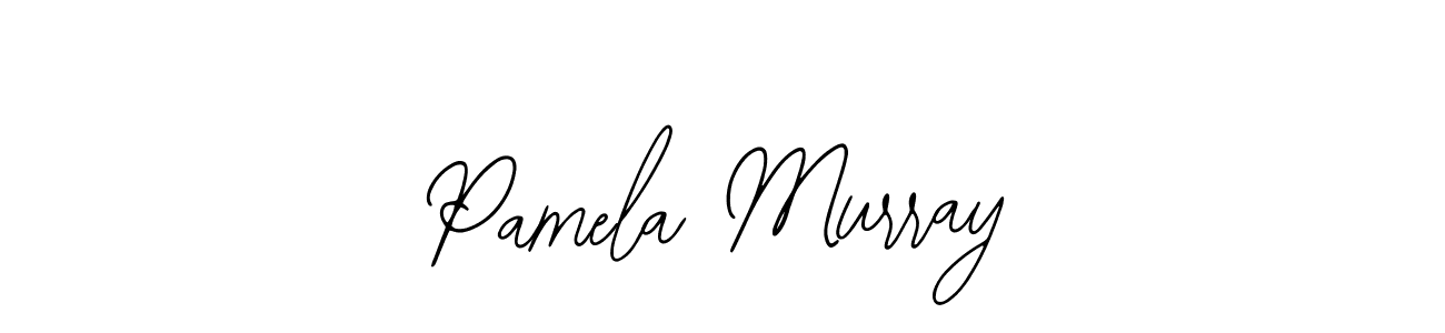 You should practise on your own different ways (Bearetta-2O07w) to write your name (Pamela Murray) in signature. don't let someone else do it for you. Pamela Murray signature style 12 images and pictures png