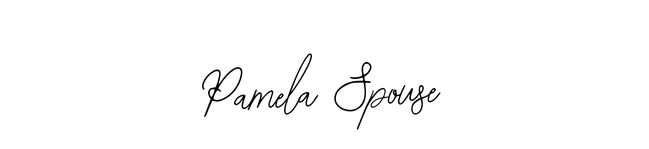 The best way (Bearetta-2O07w) to make a short signature is to pick only two or three words in your name. The name Pamela Spouse include a total of six letters. For converting this name. Pamela Spouse signature style 12 images and pictures png