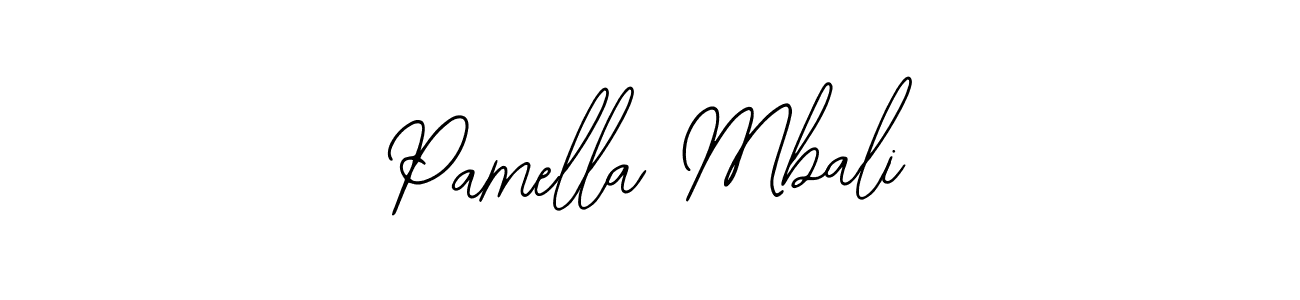 Bearetta-2O07w is a professional signature style that is perfect for those who want to add a touch of class to their signature. It is also a great choice for those who want to make their signature more unique. Get Pamella Mbali name to fancy signature for free. Pamella Mbali signature style 12 images and pictures png