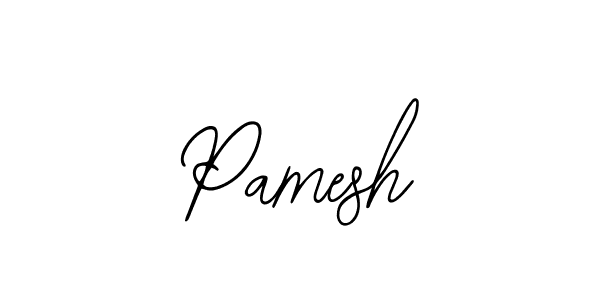 Also we have Pamesh name is the best signature style. Create professional handwritten signature collection using Bearetta-2O07w autograph style. Pamesh signature style 12 images and pictures png