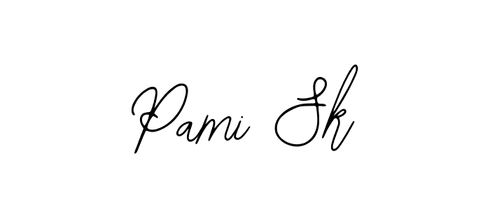Make a beautiful signature design for name Pami Sk. Use this online signature maker to create a handwritten signature for free. Pami Sk signature style 12 images and pictures png