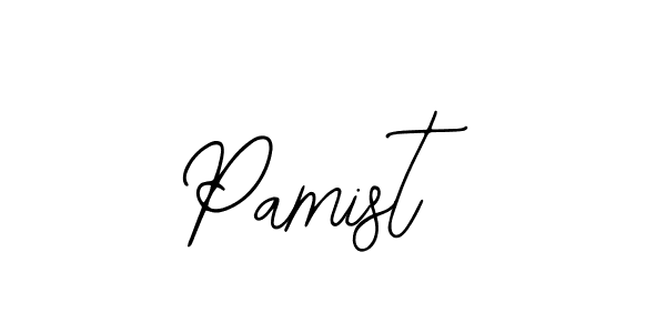 How to make Pamist name signature. Use Bearetta-2O07w style for creating short signs online. This is the latest handwritten sign. Pamist signature style 12 images and pictures png