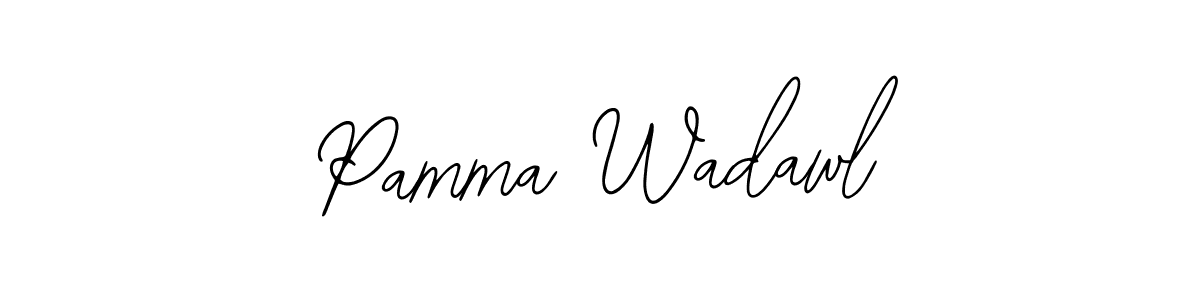 Also we have Pamma Wadawl name is the best signature style. Create professional handwritten signature collection using Bearetta-2O07w autograph style. Pamma Wadawl signature style 12 images and pictures png