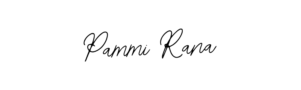 Create a beautiful signature design for name Pammi Rana. With this signature (Bearetta-2O07w) fonts, you can make a handwritten signature for free. Pammi Rana signature style 12 images and pictures png