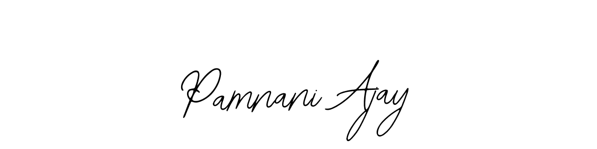 Make a beautiful signature design for name Pamnani Ajay. With this signature (Bearetta-2O07w) style, you can create a handwritten signature for free. Pamnani Ajay signature style 12 images and pictures png