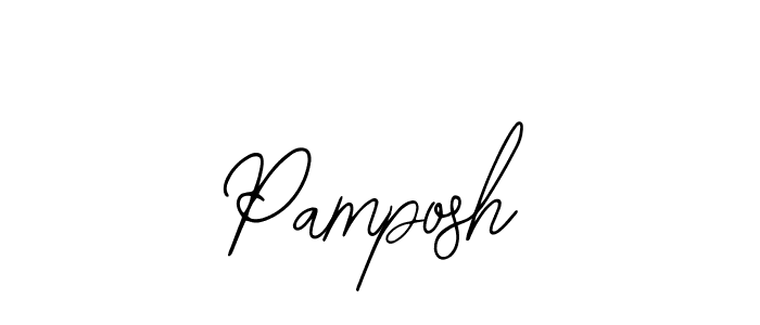 The best way (Bearetta-2O07w) to make a short signature is to pick only two or three words in your name. The name Pamposh include a total of six letters. For converting this name. Pamposh signature style 12 images and pictures png