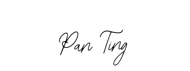 Use a signature maker to create a handwritten signature online. With this signature software, you can design (Bearetta-2O07w) your own signature for name Pan Ting. Pan Ting signature style 12 images and pictures png