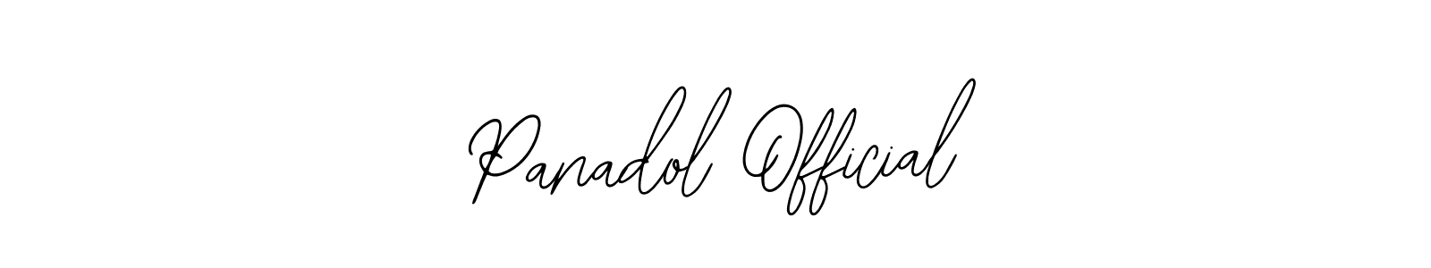 if you are searching for the best signature style for your name Panadol Official. so please give up your signature search. here we have designed multiple signature styles  using Bearetta-2O07w. Panadol Official signature style 12 images and pictures png